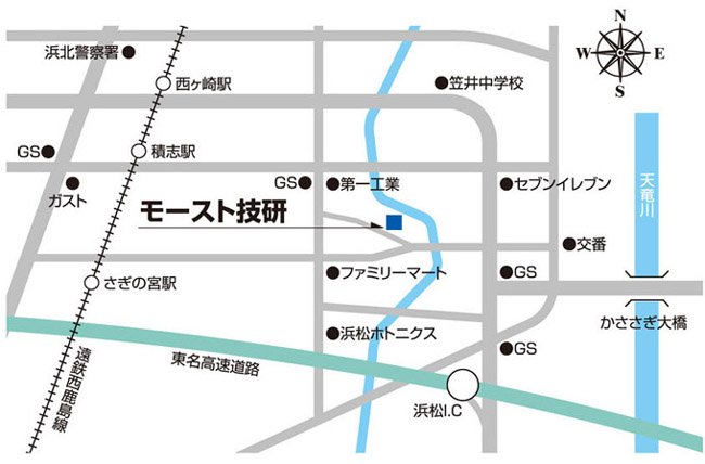 株式会社 モースト技研 地図